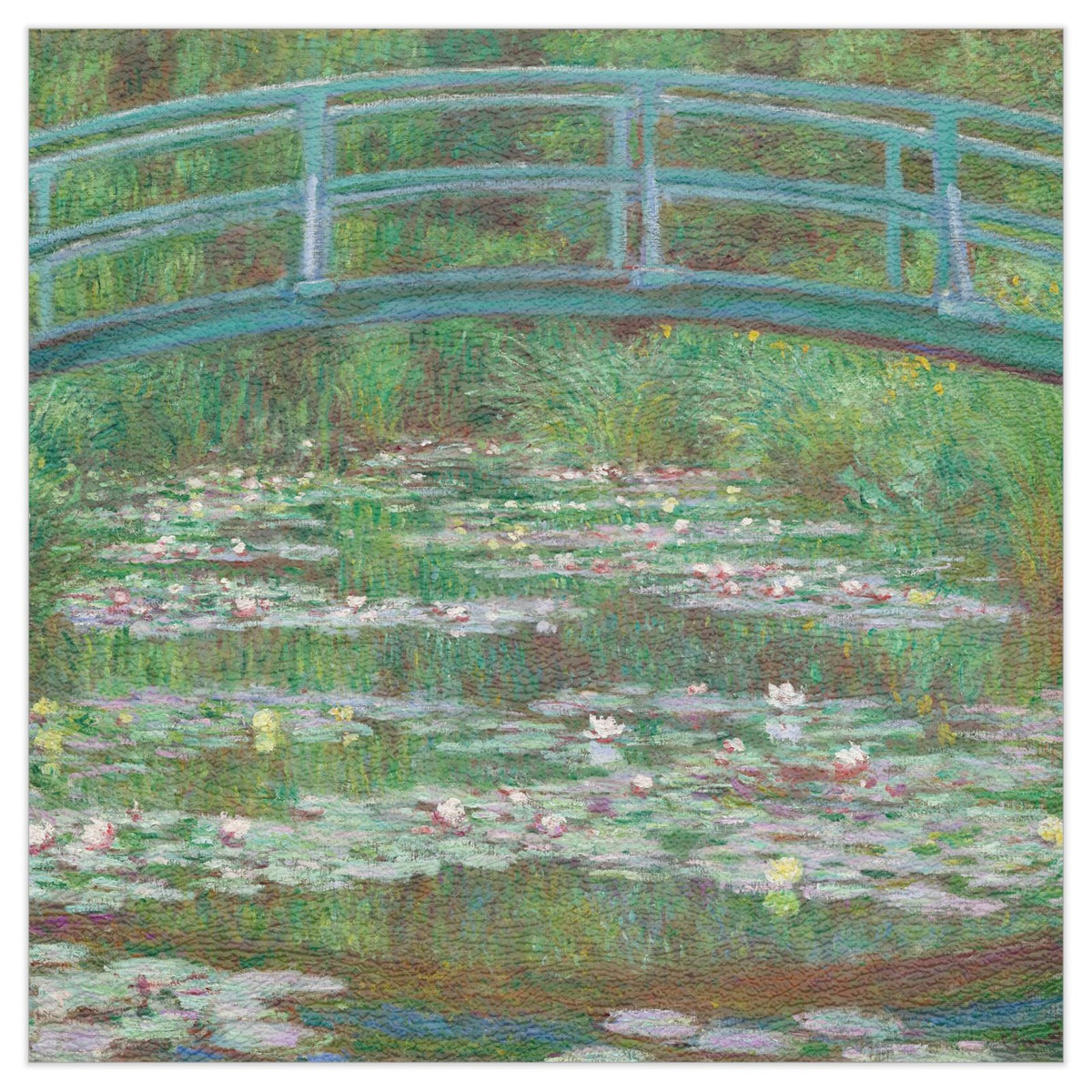 The Japanese Footbridge Leatherette Mat